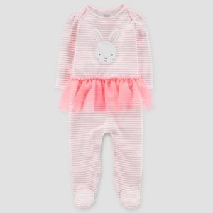 Carter's Just One You Easter Bunny Footed Romper